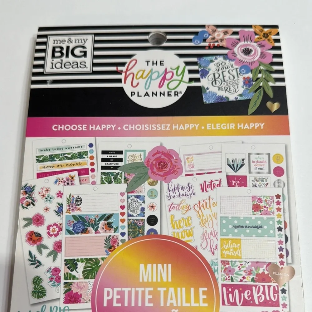 Happy Planner Choose Happy Stickers
